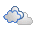 15 Parcialmente nuboso con lluvias